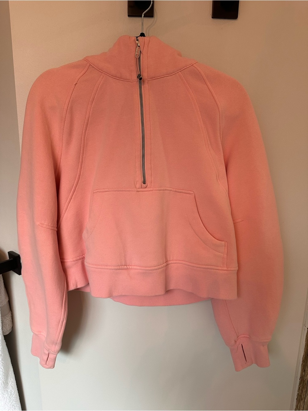 Lululemon Scuba Half-Zip Hoodie Pink | XS/S